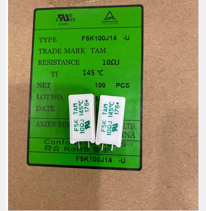 

F5K TAM 145℃ 5W 2.2ΩJ 4.7ΩJ 10ΩJ 12ΩJ 22ΩJ 6.8ΩJ 4.7R 10R 12R 22R 33R 5% F5K100J14 temperatuur cement weerstand verzekering