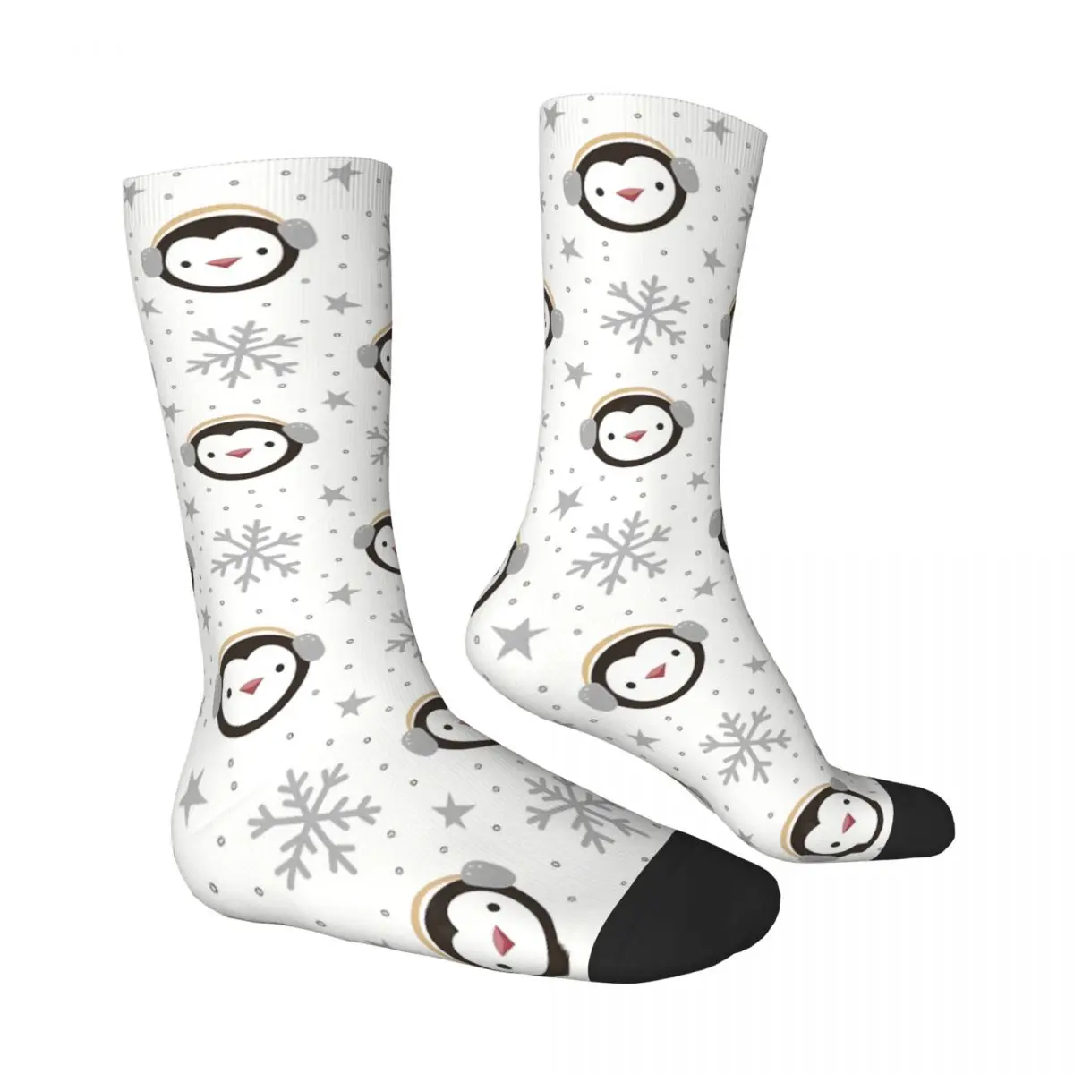 Cute Penguin Socks Male Mens Women Autumn Stockings Printed