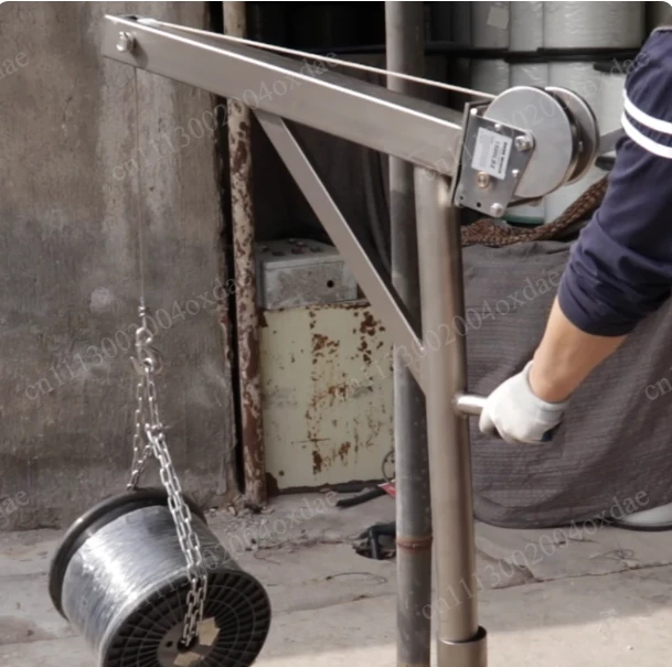 304 Stainless Steel Two-way Self-locking Hand Crank Manual Winch 800b 1200b 2000b