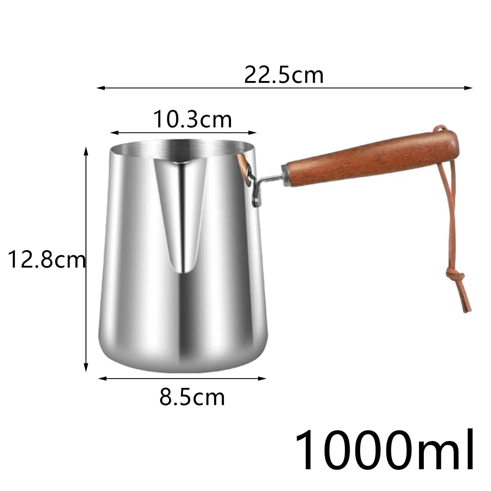 إبريق قهوة تركي كوب قهوة متين متعدد الوظائف غلاية شاي زبدة الحليب إبريق ذوبان لمطعم المطبخ والمكتب المنزلي والمقهى #6
