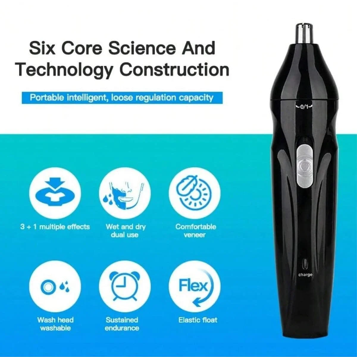 

Electric Ear Nose Hair Trimmer Shaver Clipper Cleaner Shaving For Scraping Eyebrow Shaping Safe Face Care Shaving Device