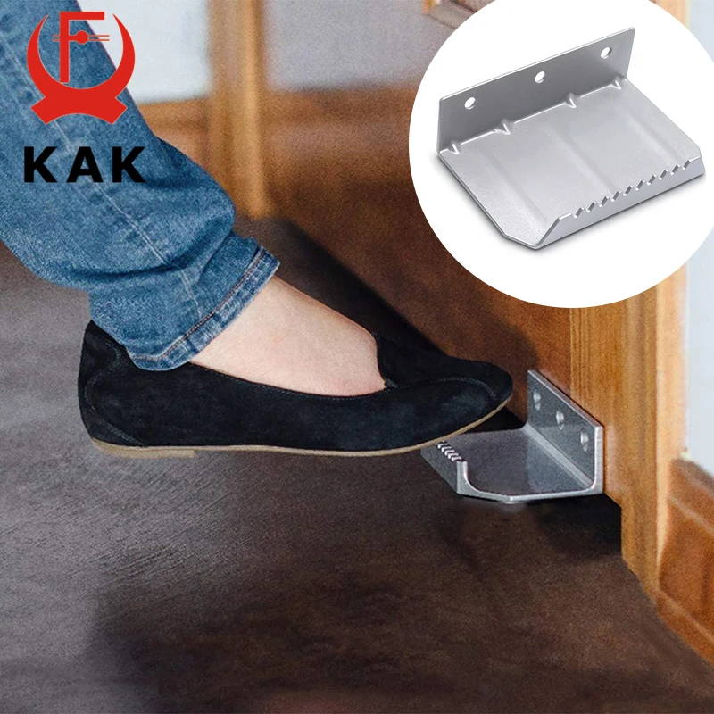 KAK Door Opener No Touch Open Door Hands-free Door Pull Avoid Contact Convenient Foot Door Opener Foot Pedal Handle Hardware
