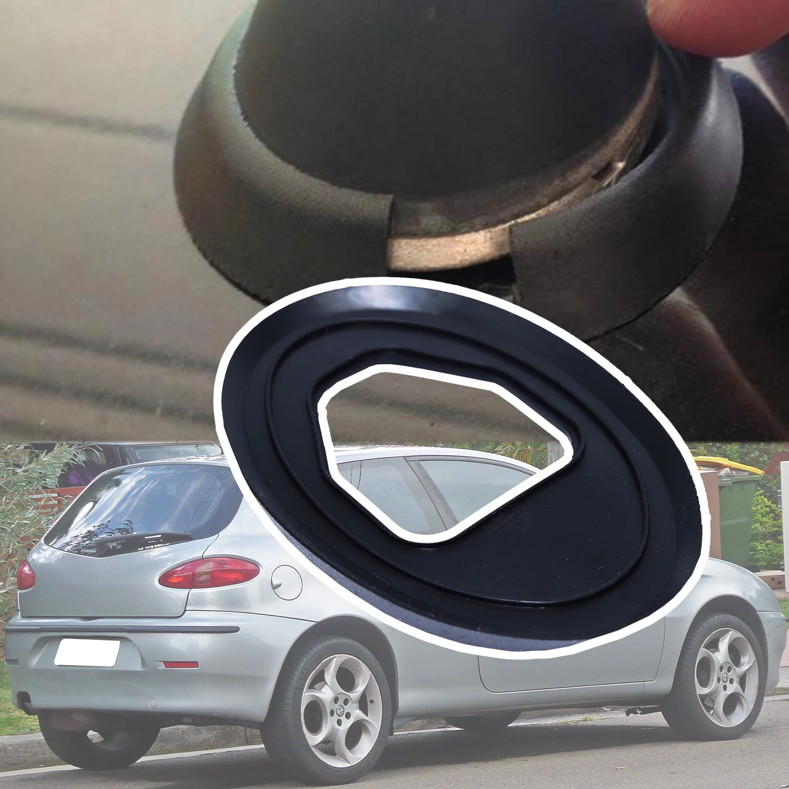 Gumowa podkładka uszczelniająca anteny dachowej do Alfa Romeo 147 2000 2001 2002 2003 - 2006 2007 2008 2009 2010