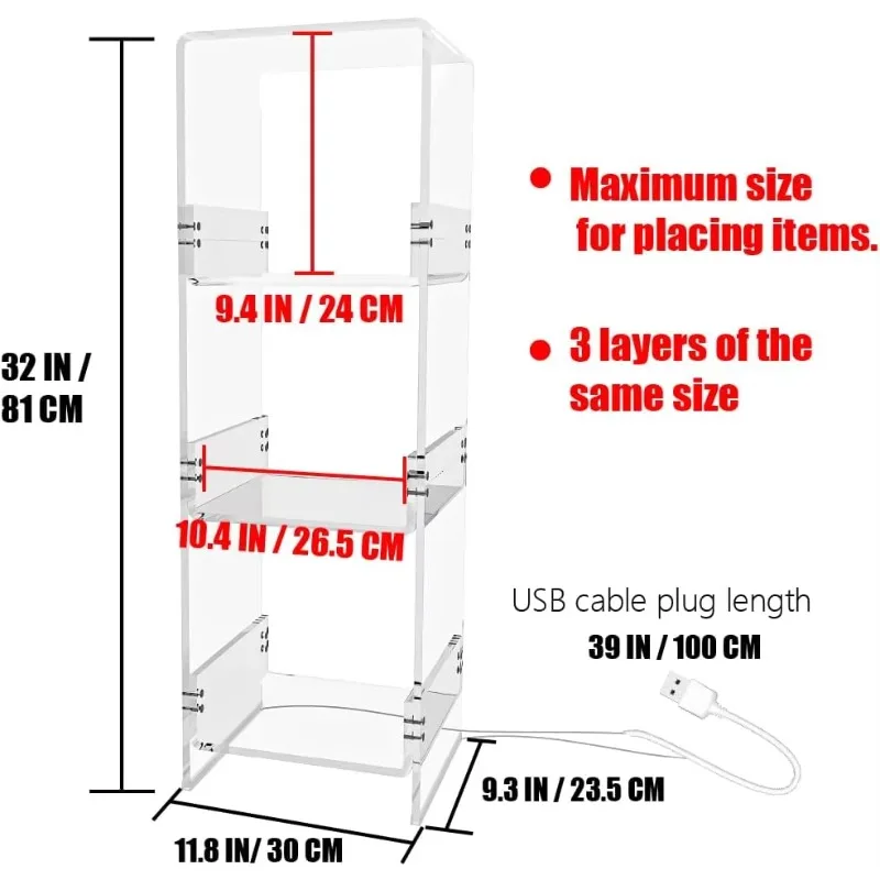 

Прозрачный книжный шкаф, акриловый книжный шкаф со светодиодом