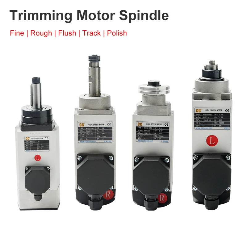 CC+ Motor Edge Banding Machine Edge Trimming Motor Finishing Rough Trimming Head And Tail High Speed Motor Tracking Motor