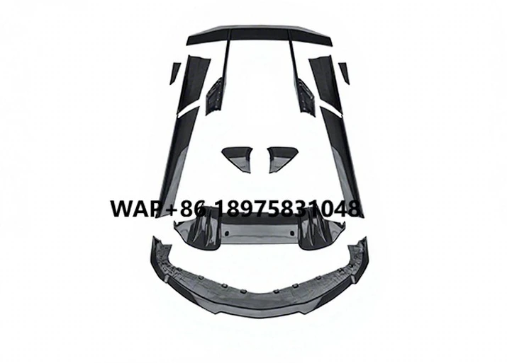 

N Style High Performance Dry Carbon Fiber Body Kits Full Set Front Hood Side Skirt Rear Diffuser