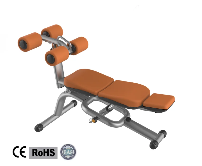 Máquinas de gimnasio Gimnasio terrestre Equipo de fitness Ejercicio Entrenamiento de fuerza Banco crunch LD-7015 LAND FITNESS