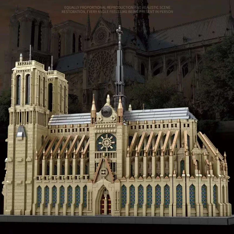 8868PCS Notre Dame De Paris Building Blocks World Famous Building Model Bricks Assembly Toys Adult Desktop Decoration Kids Gifts