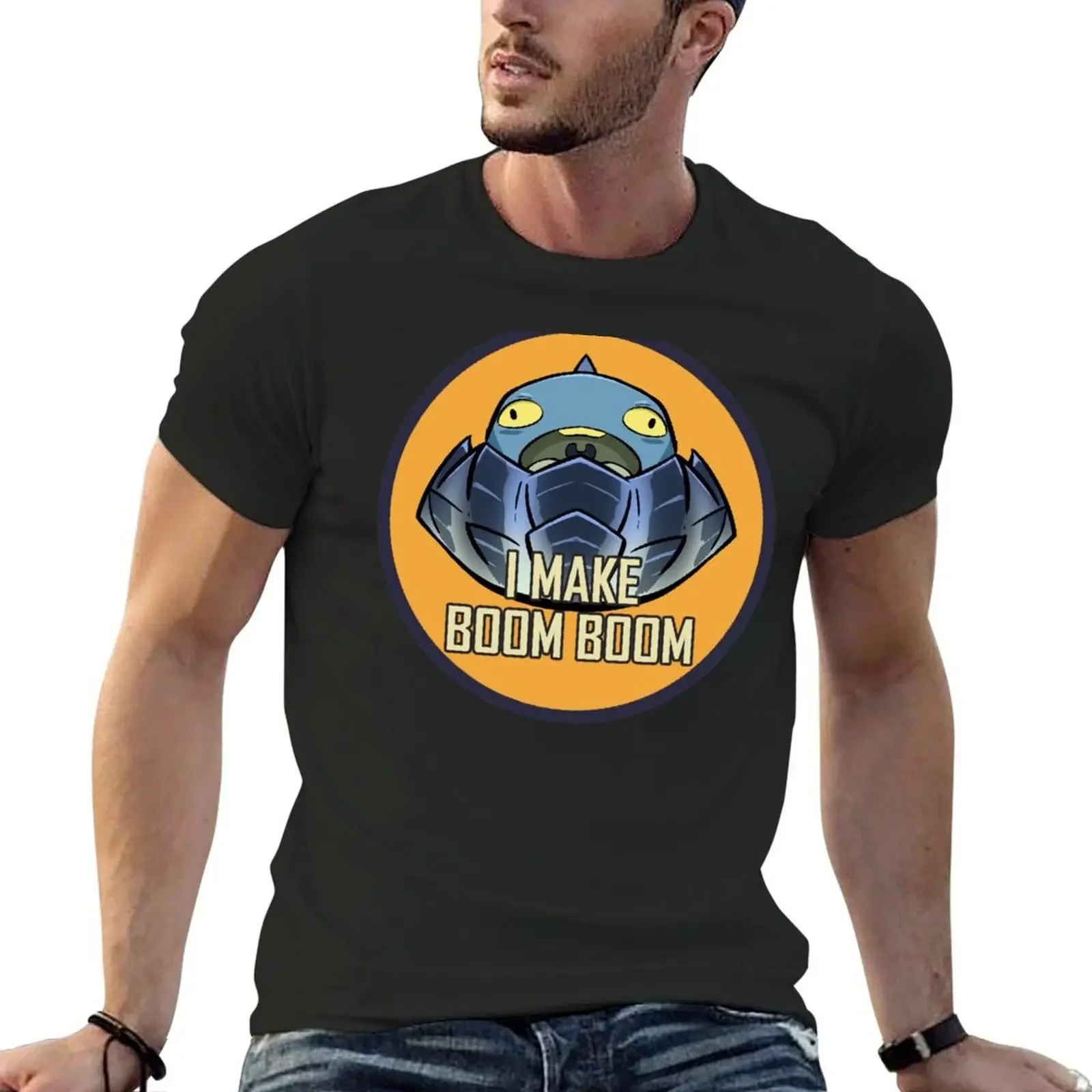 

Dodogama Boom T-Shirt hippie clothes anime for a boy Short sleeve tee men