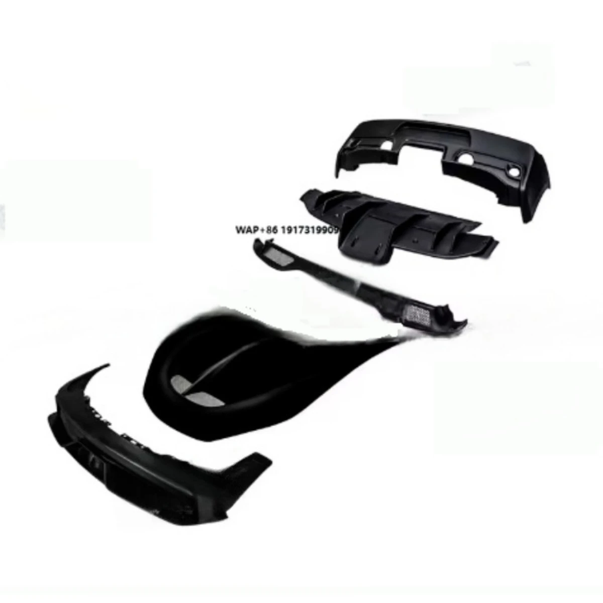 High Glossy Carbon Fiber Spe-cial Style Front Rear Bumper Engine Cover Rear Lip Body Kit for 458