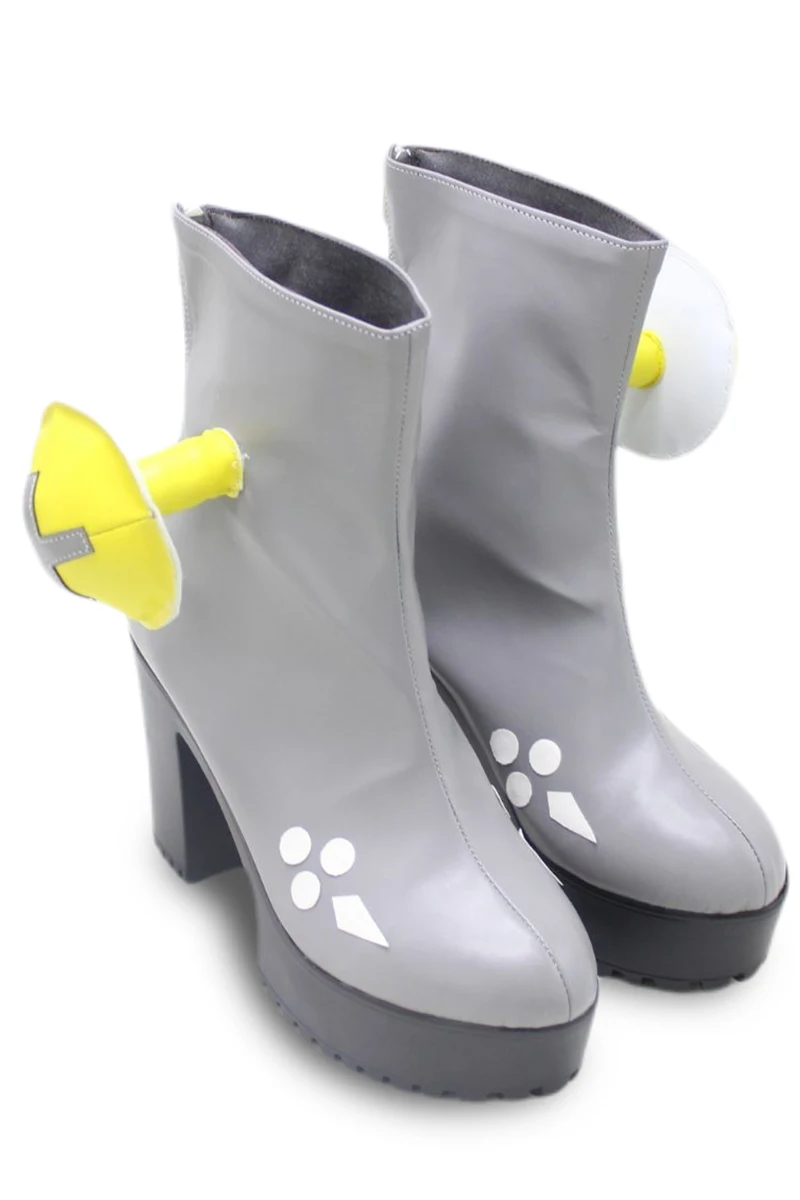 Zapatos de Cosplay Iono escarlata y violeta, botas hechas a medida, zapatos de Carnaval de Halloween para mujer y Niña