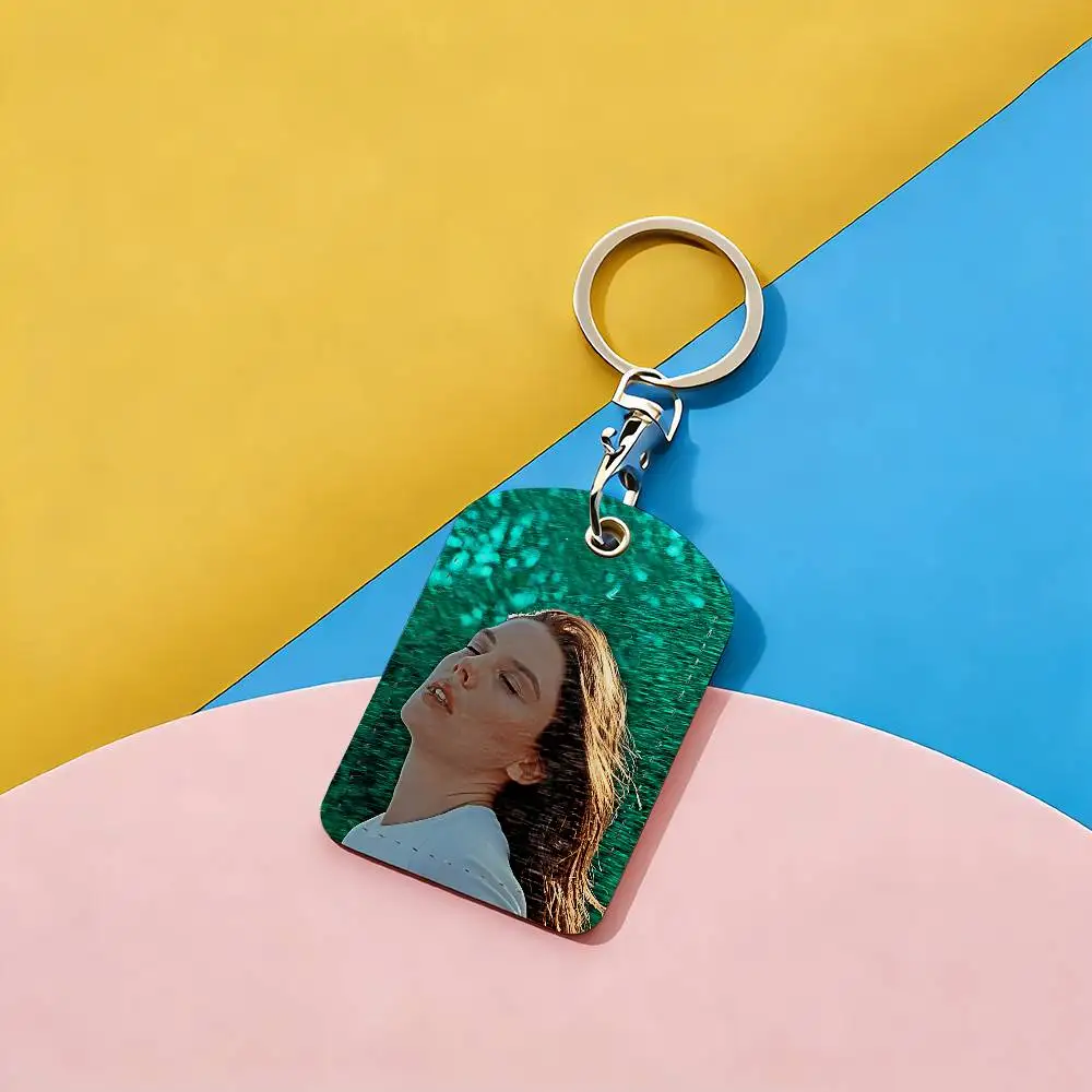 Band  W-Wolf A-Alice Card Holder for Home Use Bank Credit Card Protective Sleeve Student ID Key Chain Cover