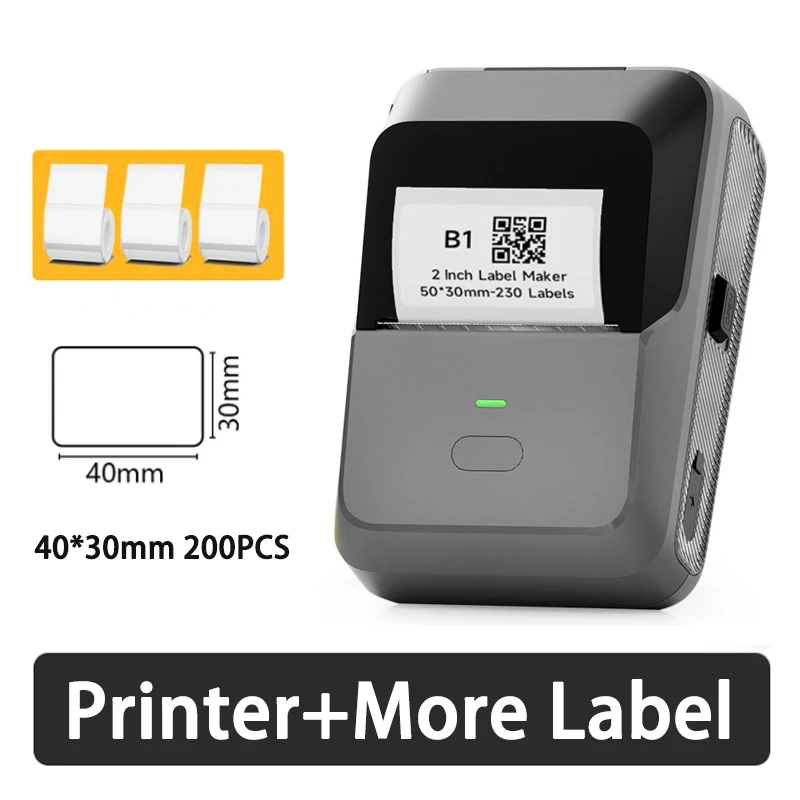 Portable Label Printer Mini Thermal Self-Adhesive Sticker Printer Mobile Pocket Tag Price UV Label Sticker Printer