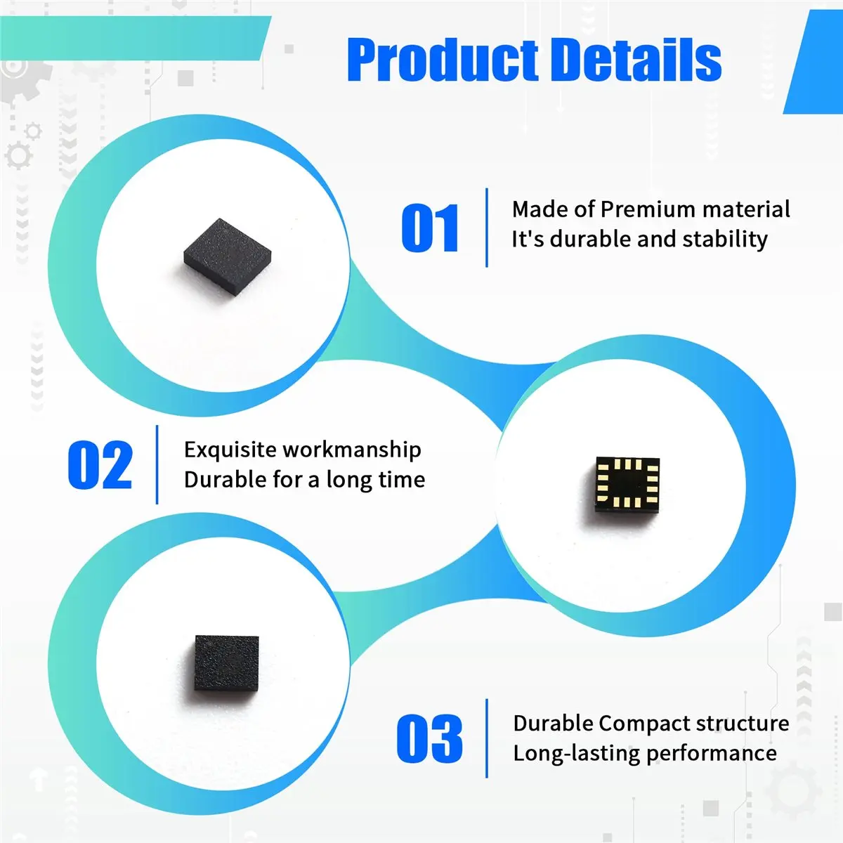 popop LSM6DSVTR Silkscreened V3 Accelerometer and Gyroscope Sensor Chip Direct Sale Accessories