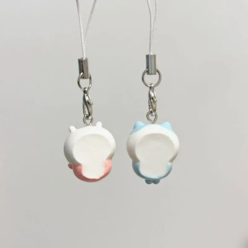Mini Pendant Momonga Hachiware Usagi Resin Cute Mobile Phone Hanger Pendant Cute Cartoon Style Great Gift for Best Friends