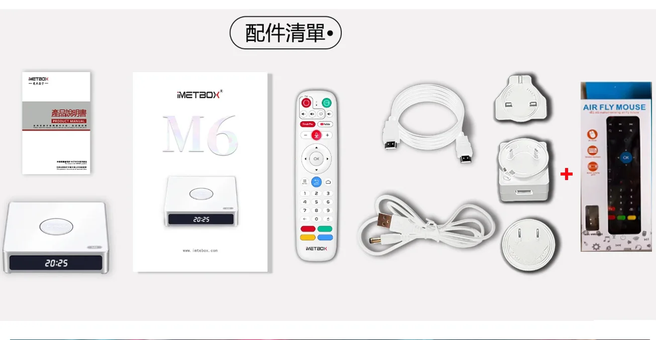 Genuine]iMETBOX M6 Android12 TV Box 8K 3D 4GB 64GB Voice Control