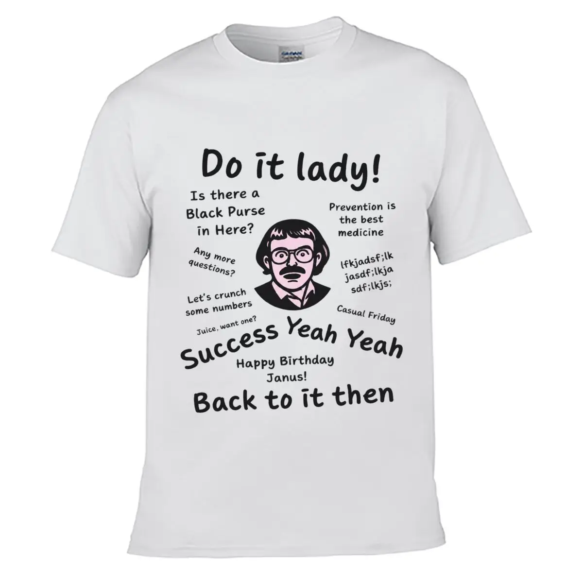 Do It Lady Success Yeah Yeah Back To It Then Solid Washed Vintage Tee Distressed Loose