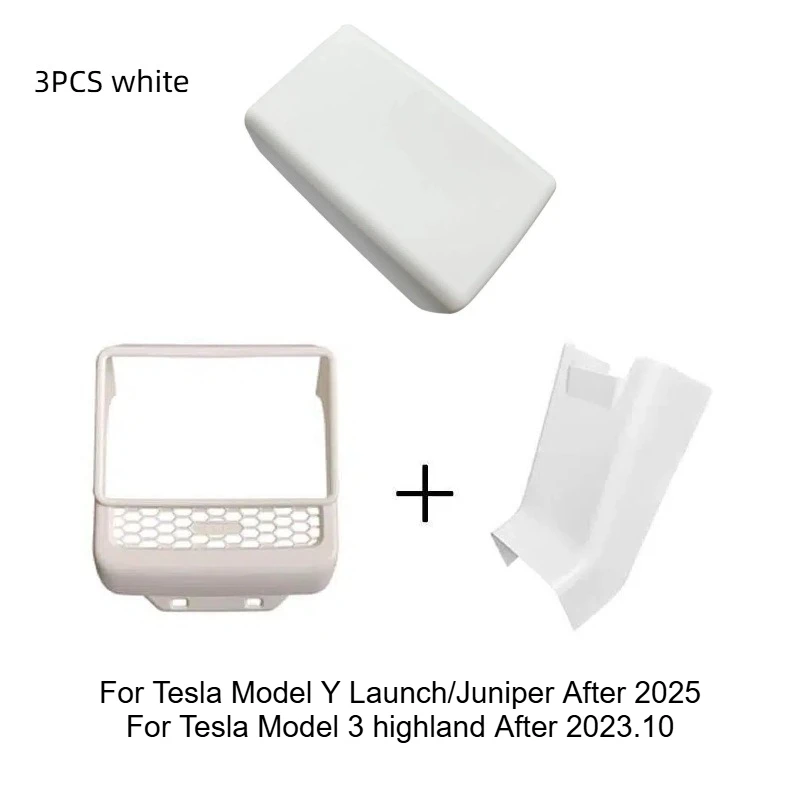 3PCS White