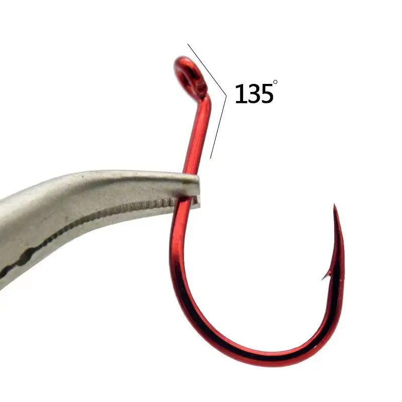 Oryginalne haczyki wędkarskie Mustad 5 paczek 92554 Jig duży haczyk na ryby dziób haczyk na przynętę Hengelsport karpiowy haczyk Pesca Tackle