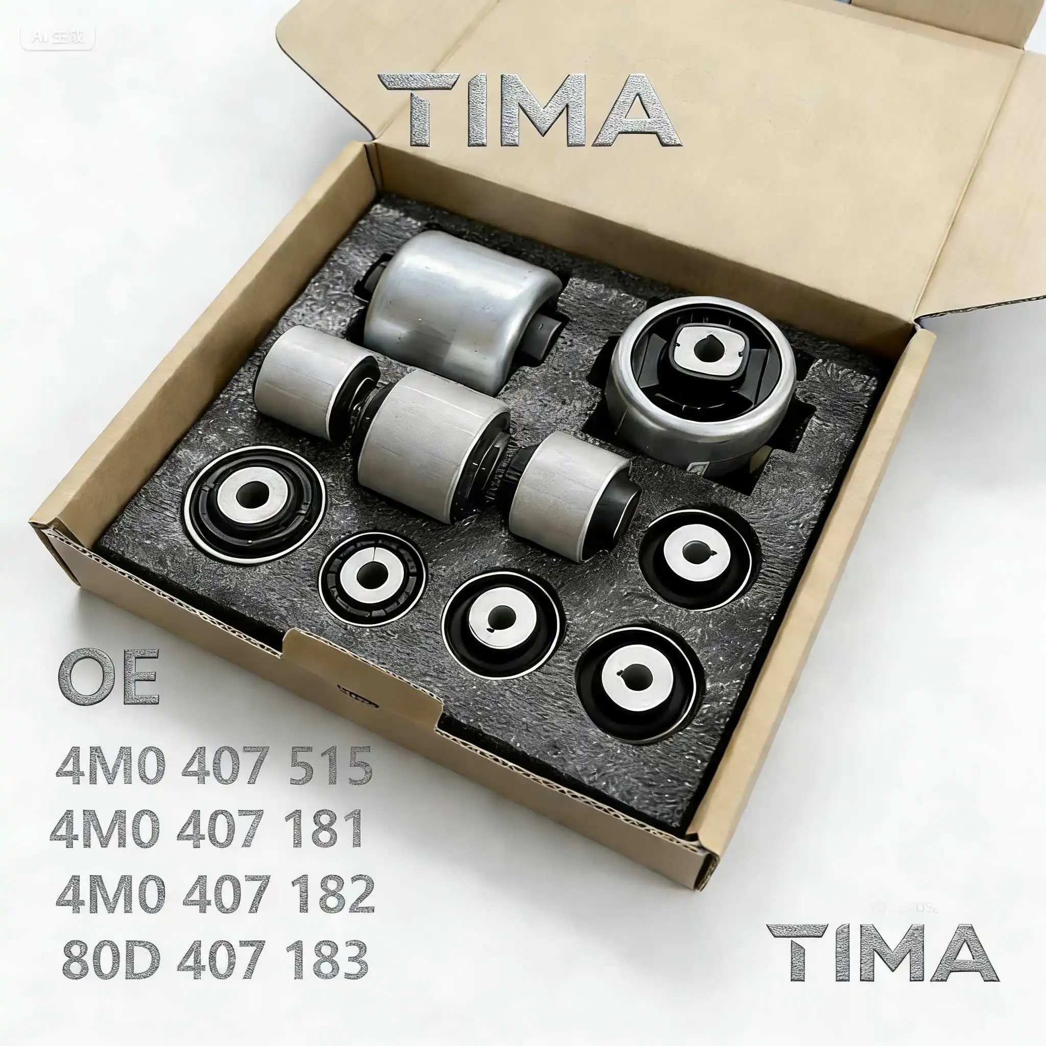 80D407183A 4M0407515 4M0407181 4M0407182 Front Control Arm Bushing Kit for Audi A4 B9 A5 Q5 A6 C8 A7 Q7 Q8 2016-2024