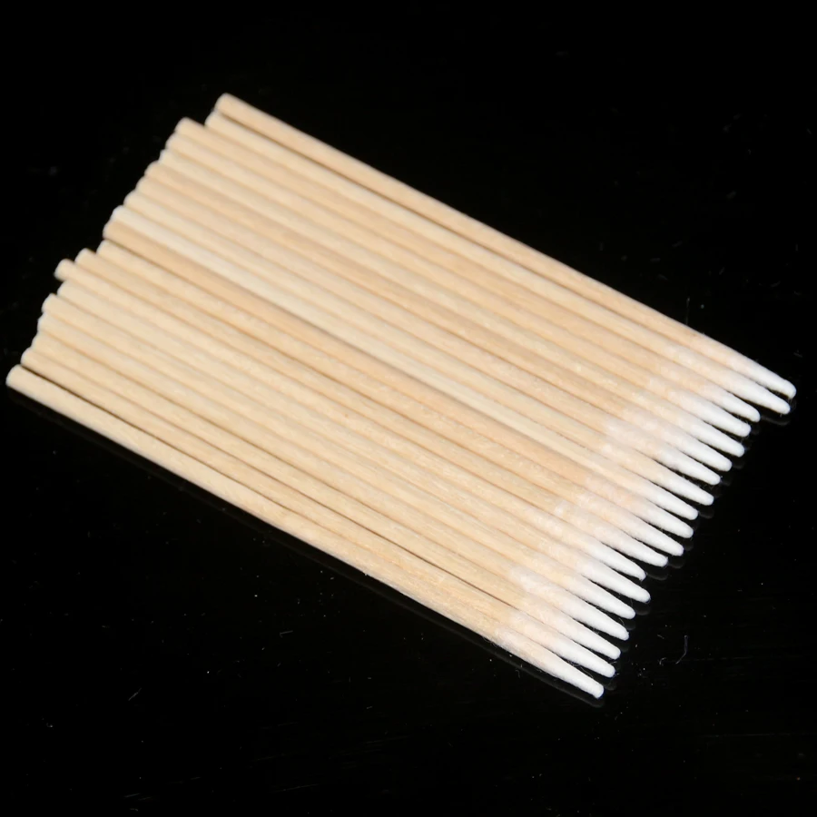 500pcs/Lot Disposable Micro Applicators Wood Brush 7CM Single Head Swab Eyelash Extension Individual Applicators Mascara Brush