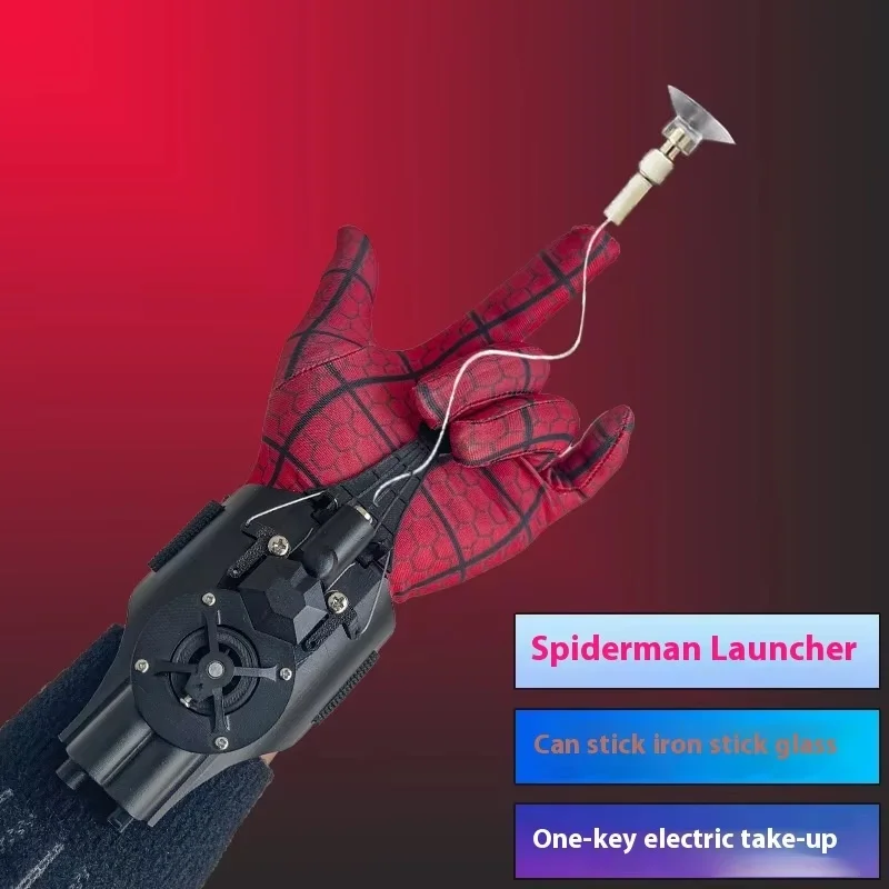 New Cosplay Spider-Man Web Shooters Wrist Launcher Shooters Hot Peter Parker Props Shooting Device Toy Set Boy Favorite Toy Gift