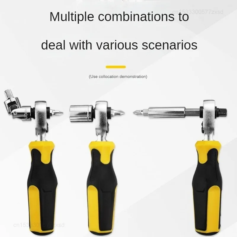 Xiaomi Deli Mini Ratchets Wrenches Screwdrivers Set Multi Functional Portable Magnetic Adsorption Professional Maintenance Tools