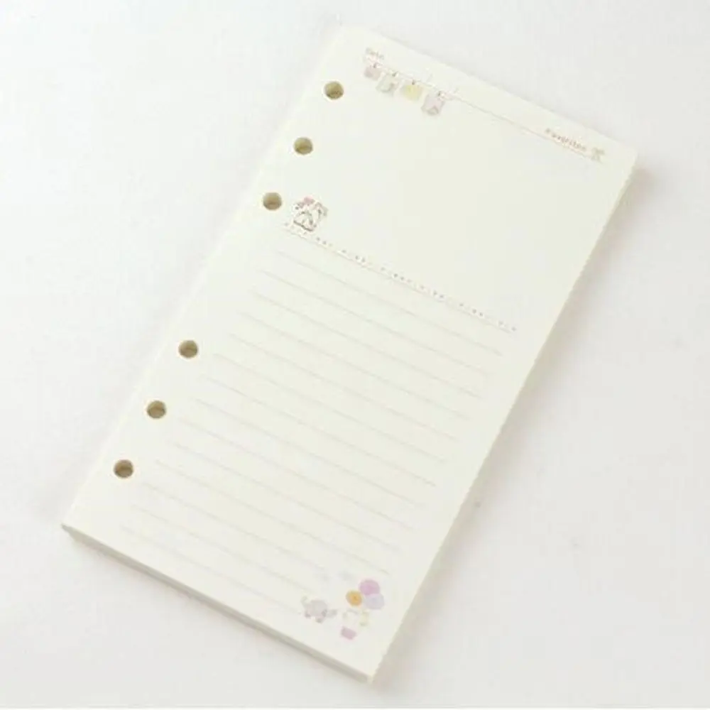

Students Monthly A5 A6 Daily Planner To do List Notebook Paper Notebook Refill Binder Inside Page Loose Leaf Paper Refill