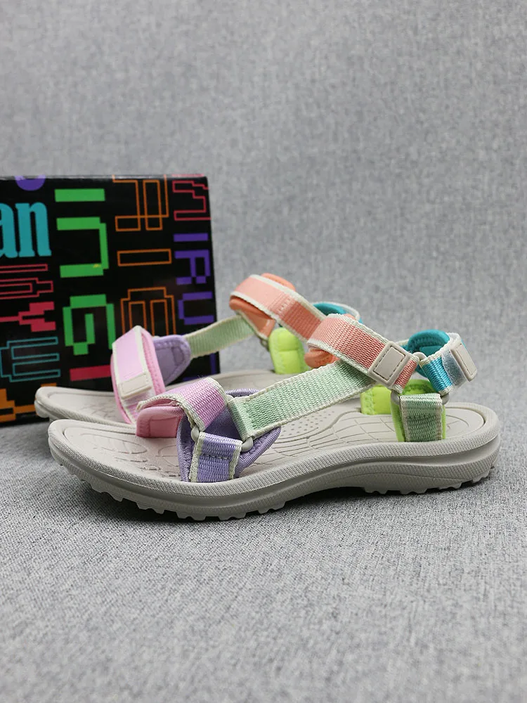 Ultra-Light Durable Webbing Straps Unisex Low Cut Casual Sandals Breathable Outdoor Beach Sports Shoes for Children And Youths