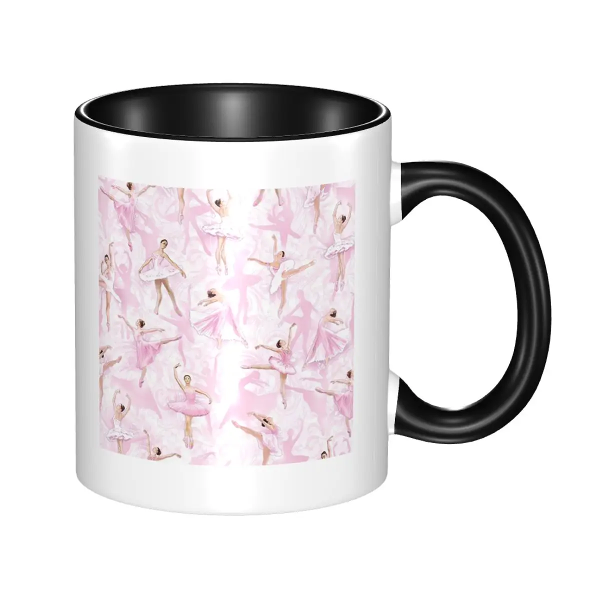 

Ballet Dance Makes Me Free Ballerina Dancer Mug Funny Ceramic Coffee Cups Tea Mugs Milk Cup Drinkware Gifts for Friends