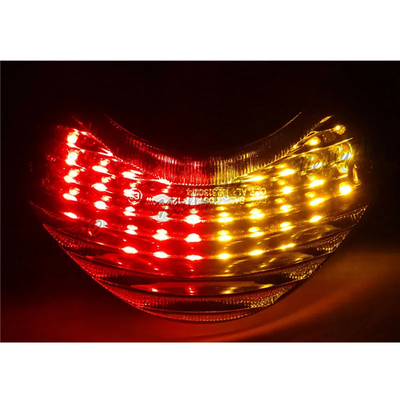 waase For Suzuki SV650 1999 2000 2001 2002 2003 E-Mark Rear Tail Light Brake Turn Signals Integrated LED Brake Light