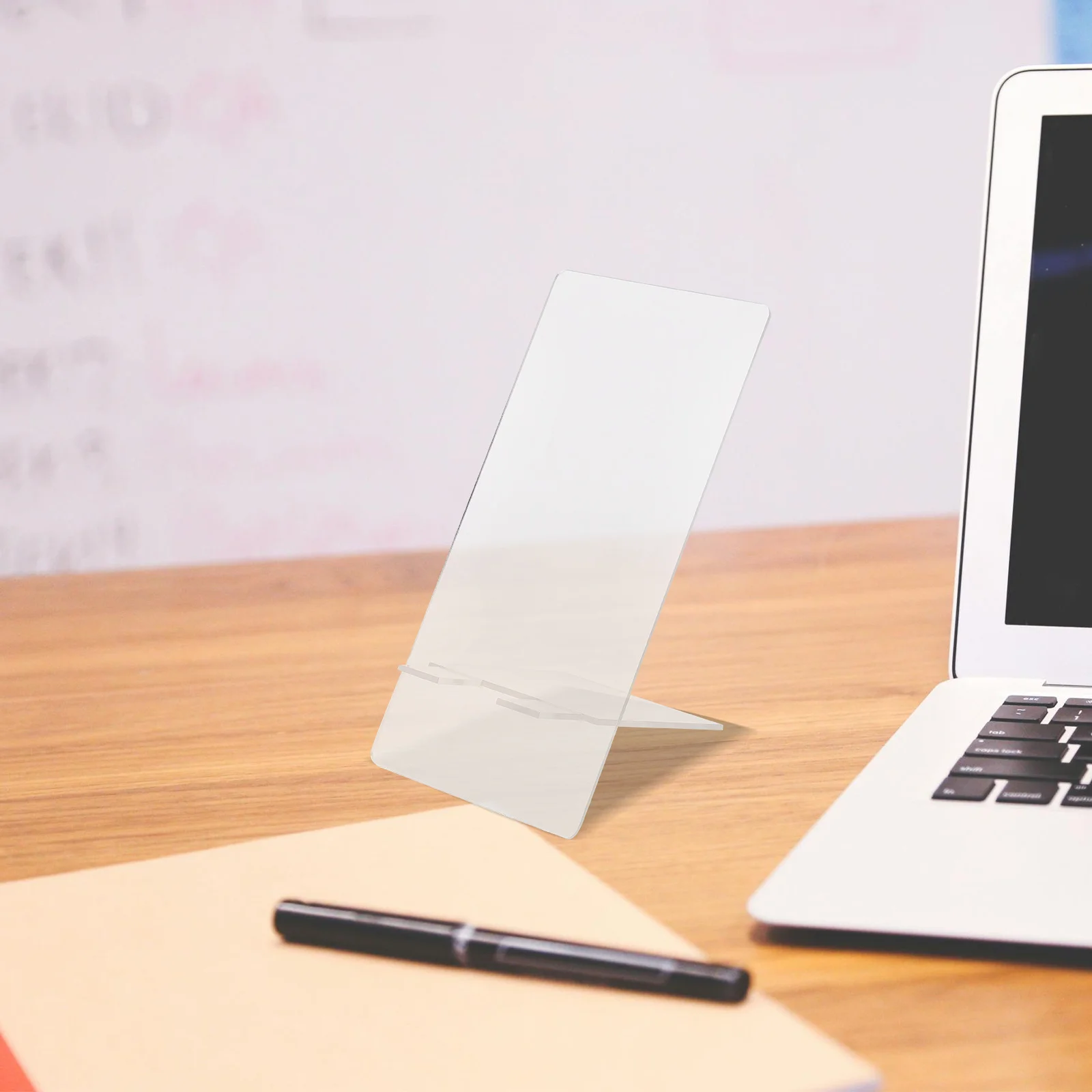 2 قطعة لوحة مذكرة أكريليك شفافة محمولة قابلة للمسح لوحة ملاحظات للمنزل والمكتب والمدرسة استخدام مستلزمات المكتب #5