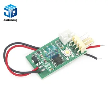 DC 12V PWM 속도 컨트롤러 팬 속도 조정기 4 와이어 컴퓨터 온도 제어 스위치 PC CPU 쿨러 팬 알람 STK IC