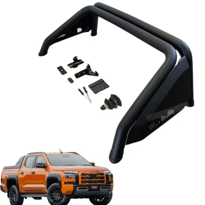 4x4 Accessories Iron Stainless Steel Pickup Truck Universal Sport Roll Bar For Triton L200 2024+