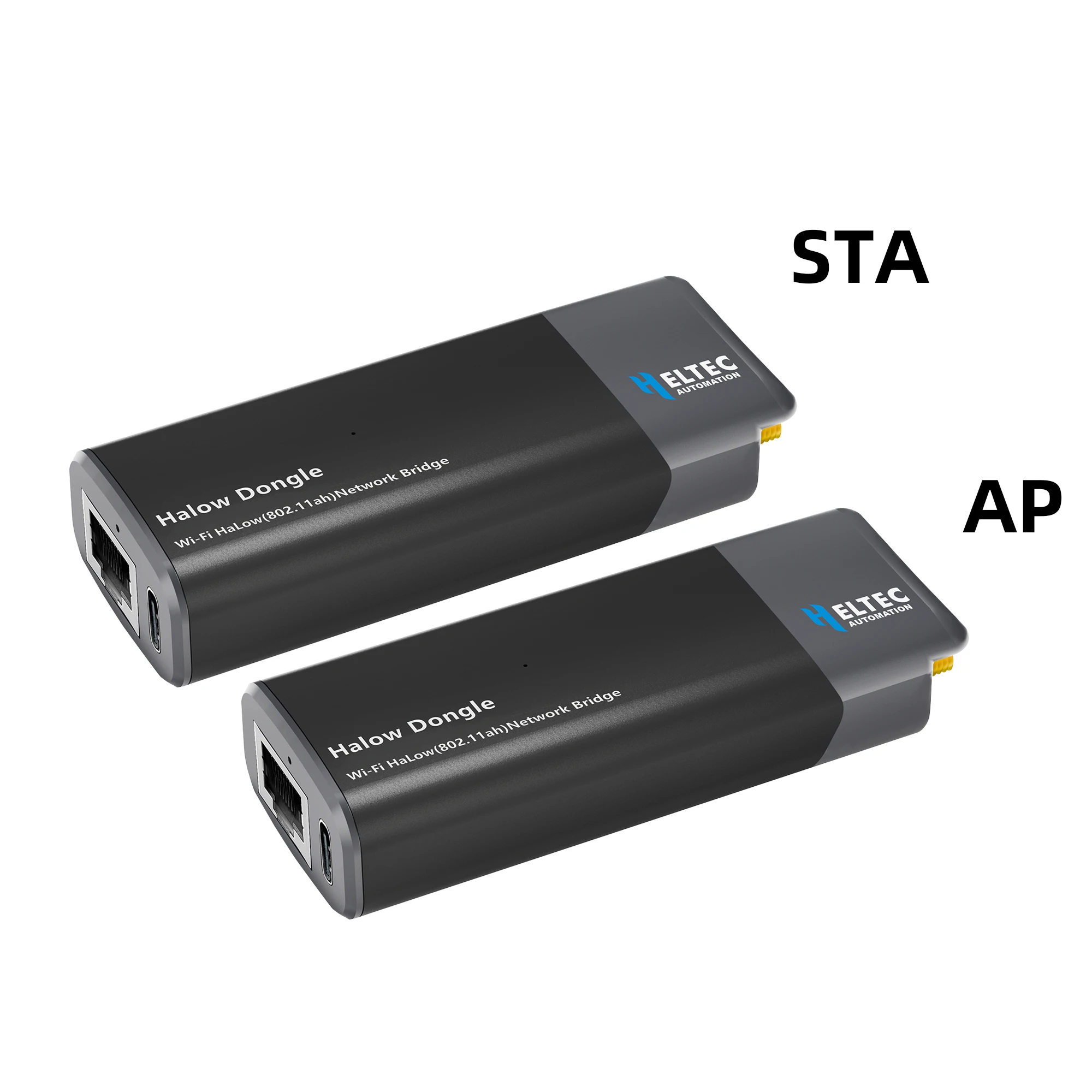 Heltec 1km Ultra-long-range Wireless Network Bridge Wi-Fi HaLow Dongle IEEE 802.11ah Wi-Fi HaLow Wireless Ethernet Jumper 915Mhz