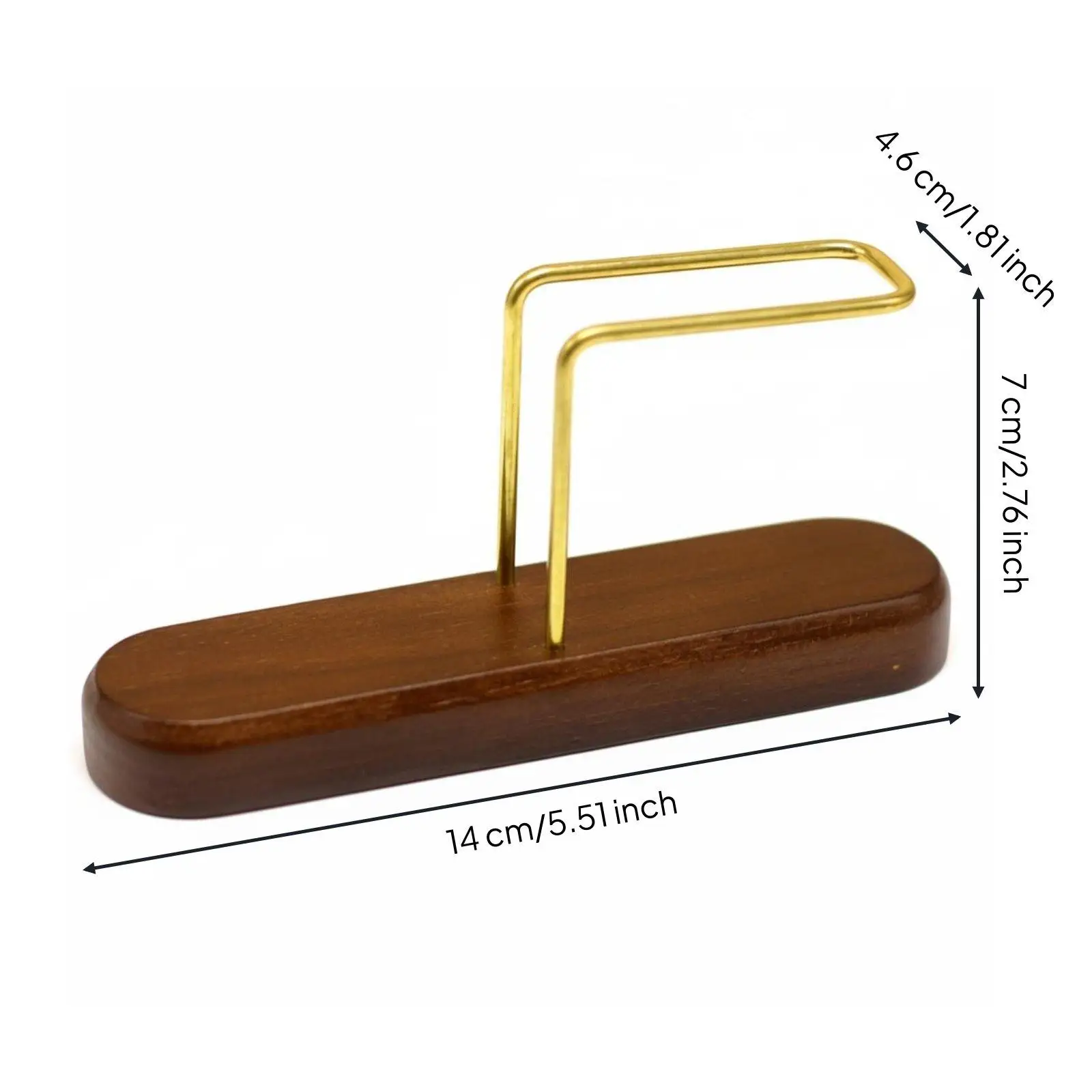 Wood Coffee Strainer Holder Minimalist Design Fan-Shaped Strainer Paper Rack Smooth Polished Finish for Home Baristas, Cafe - view 5