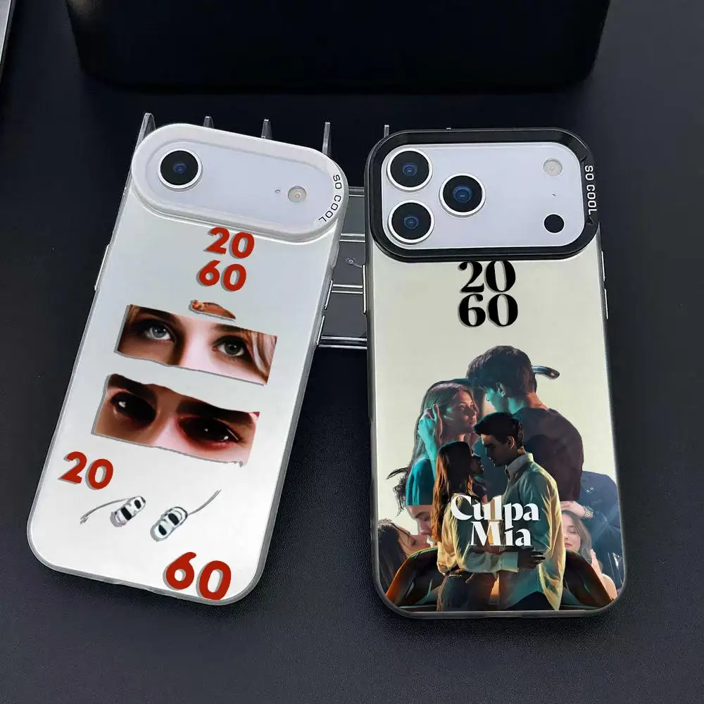 마이 F-폴트 쿨파 미아스 폰 케이스 (아이폰 17, 16, 15, 14, 13, 12, 11 프로 맥스 에어 매트 레이저 오로라 충격 방지 펀다)