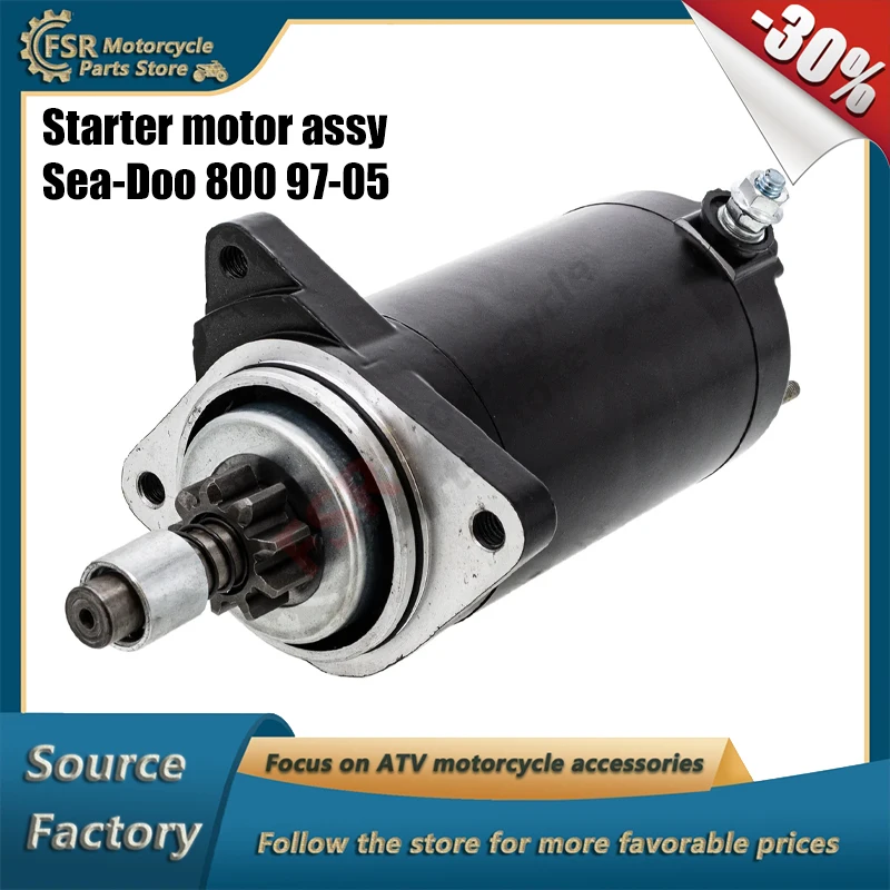 

Starter motor assy,Fits SeaDoo 3D GSX GTI GTX RFI SPX XP Challenger 800 97-05,P/N:278001038 278001301 278001936,Jet Ski parts