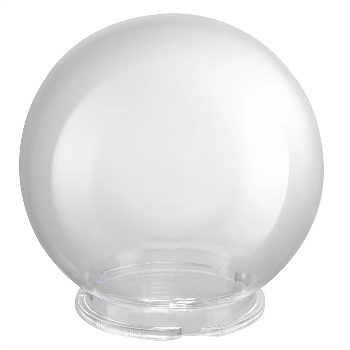 AA19 Acrylic Lamp Shade 25cm Globe Lampshades Fitting Lamp Cover Replacement Round Light Cover for Pendant Light Wall Lamp