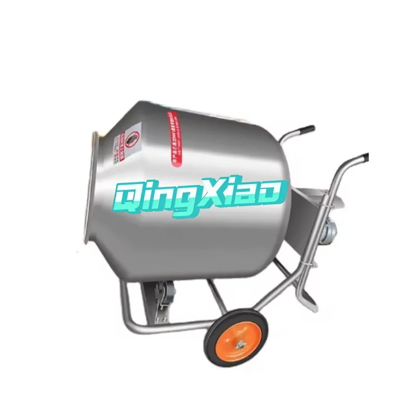 

304 Stainless Steel Drum Mixer Custom Automatic For Commercial Nut Cereal And Feed Mixing