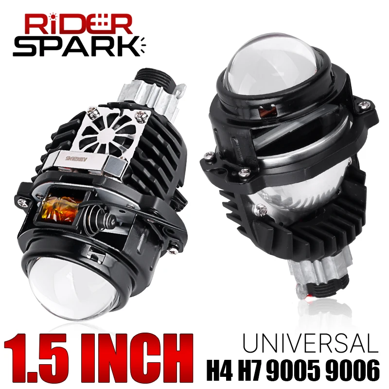 

Matrix Bi-led Lens 1.5 Inch Car Motorcycle LED Headlight Projector Kit Hi-Lo lights H4 H7 9005 9006 headlamp Auto Accessories