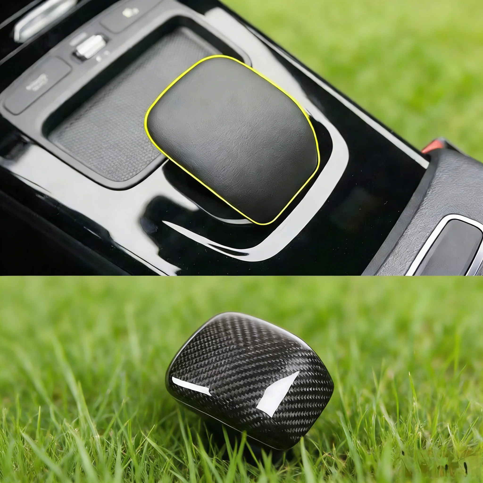 

Накладки на рычаг переключения передач из карбона для Mercedes-Benz A-Class CLA 2019-2021