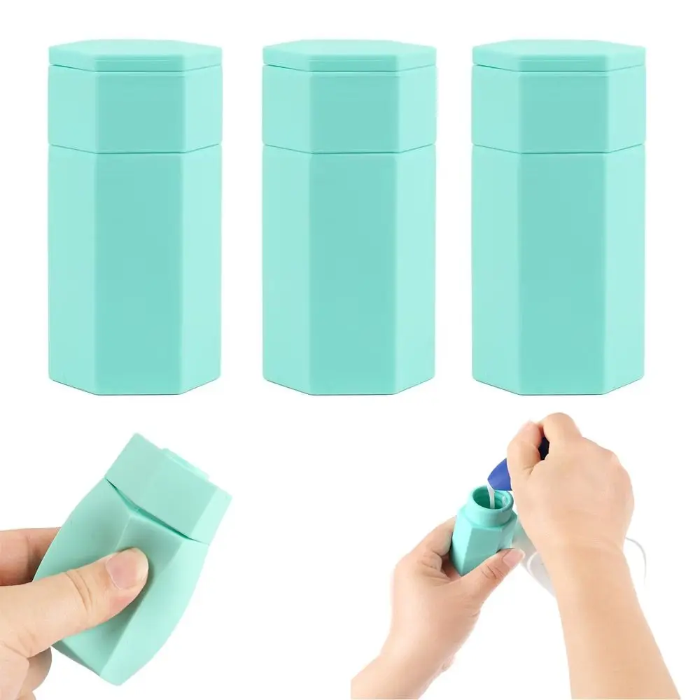 3Pcs Wide Mouth Silicone Travel Dispenser Set Refillable Empty Squeeze Liquid Bottle Kit 50ml Lightweight