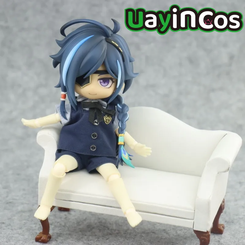 Genshin Impact Kaeya OB11 OB22 Peluca de pelo BJD desmontable hecha a mano accesorios de muñeca juego accesorios lindos figura de Anime juguete para niños Gif