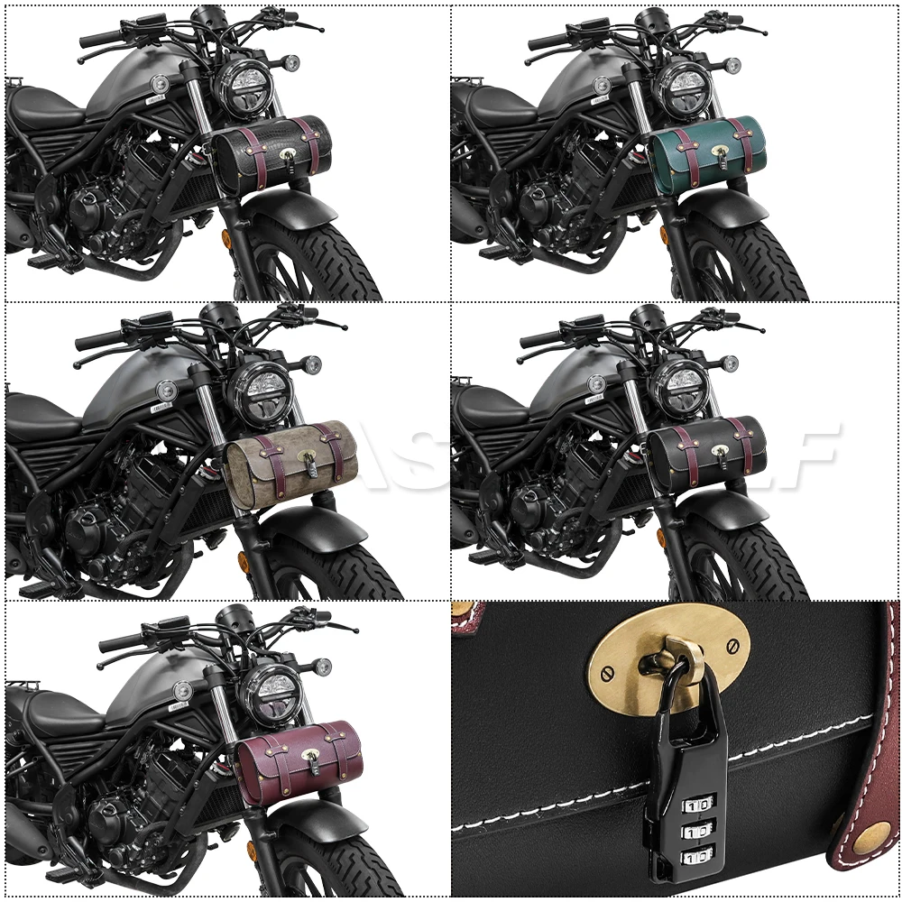 motorcycle-saddlebags-cruiser-tool-bag-fork-barrel-shape-handlebar-front-fork-bag-motorcycle-accessories