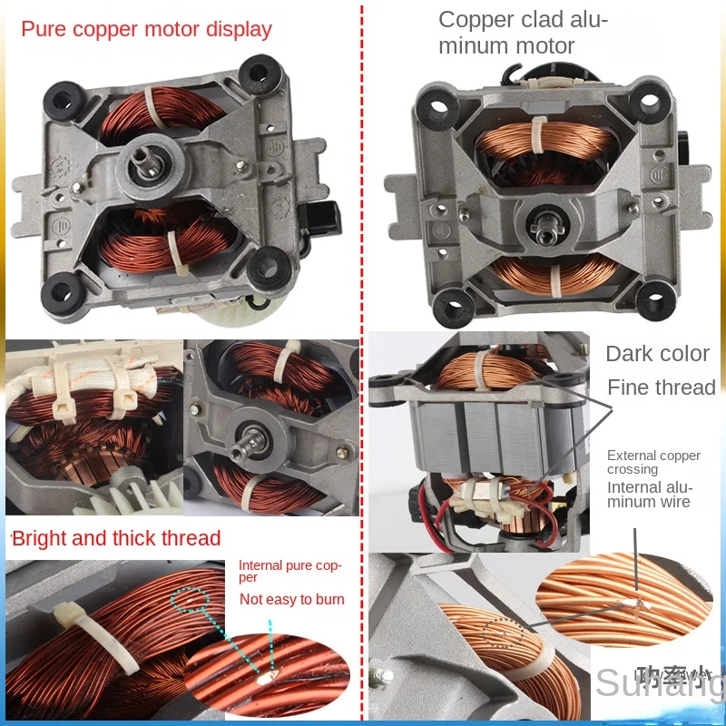 Damali filo di rame puro macchina per il latte di soia frullatore per rompere la parete macchina per il ghiaccio sabbia rotore motore ad alta