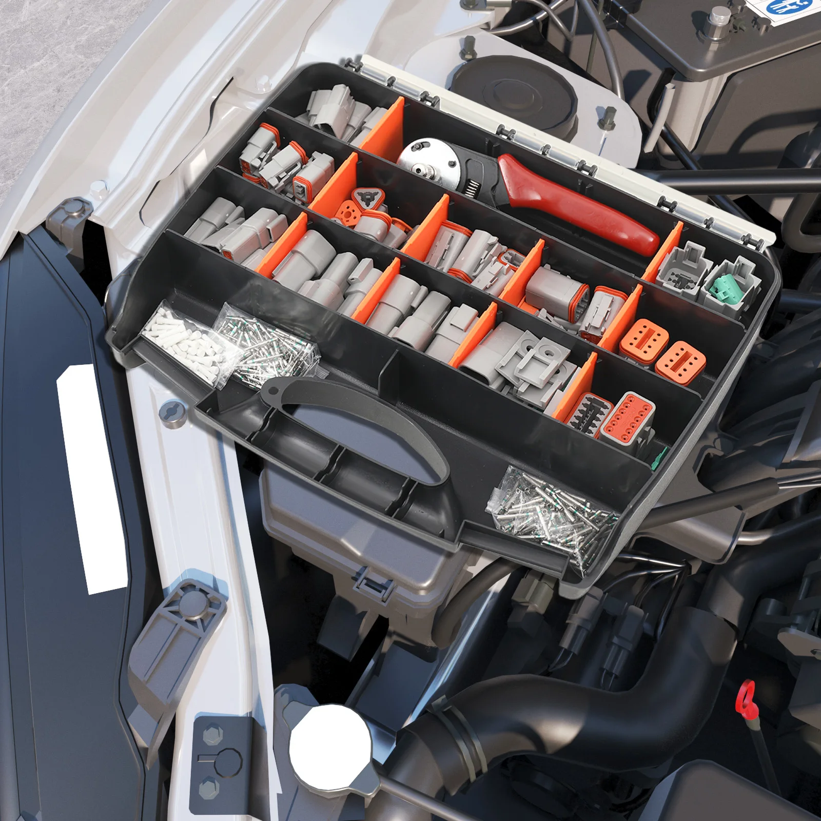 438 قطعة DT طقم توصيل مقاوم للمياه صندوق أدوات إصلاح مع دبابيس وكماشة DT06-2/3/4/6/8/12S DT04-2/3/4/6/8/12P