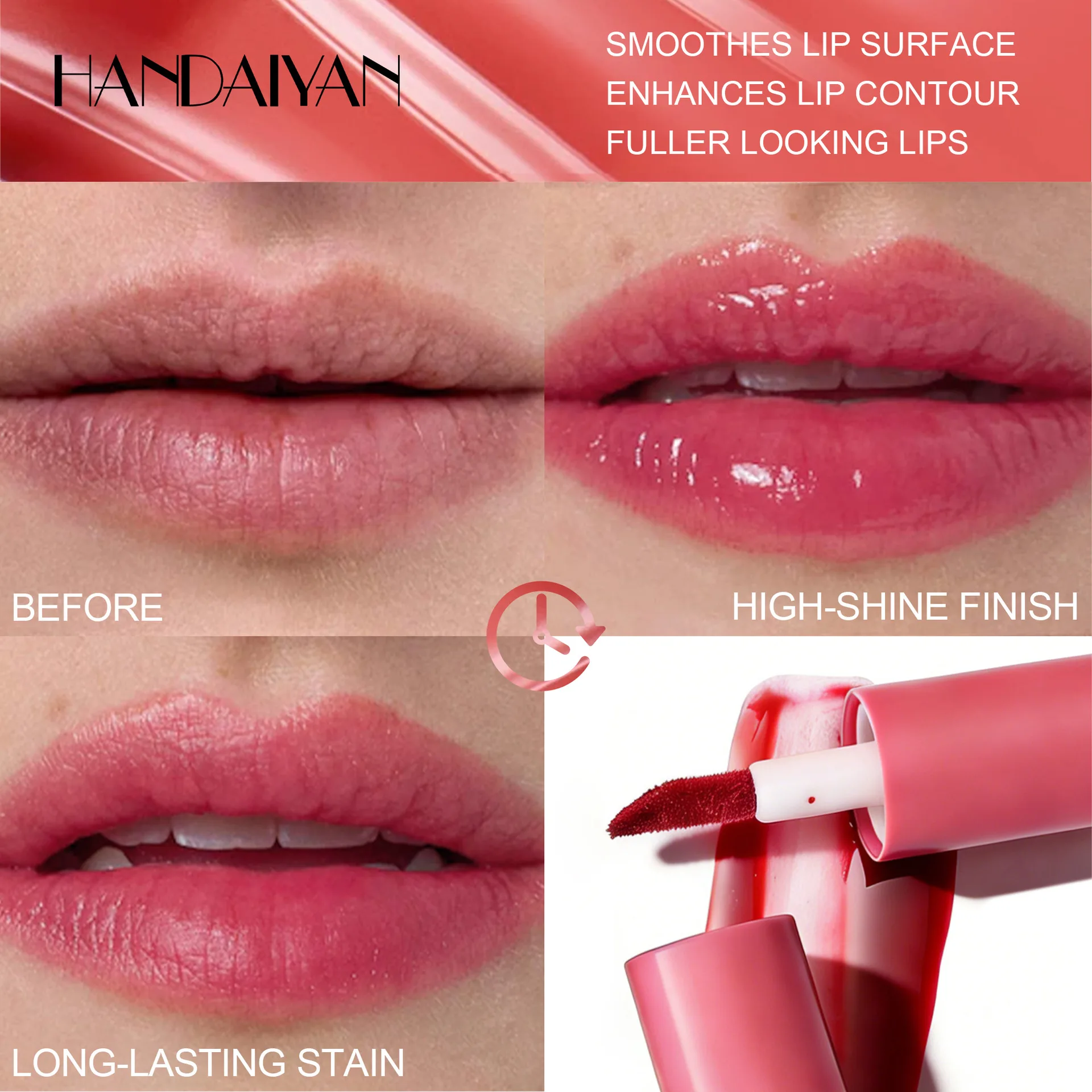 Long Lasting Transfer Proof Lip Stain Matte Finish Waterproof Non Fading Liquid Lip Color Smooth Velvet Texture Makeup