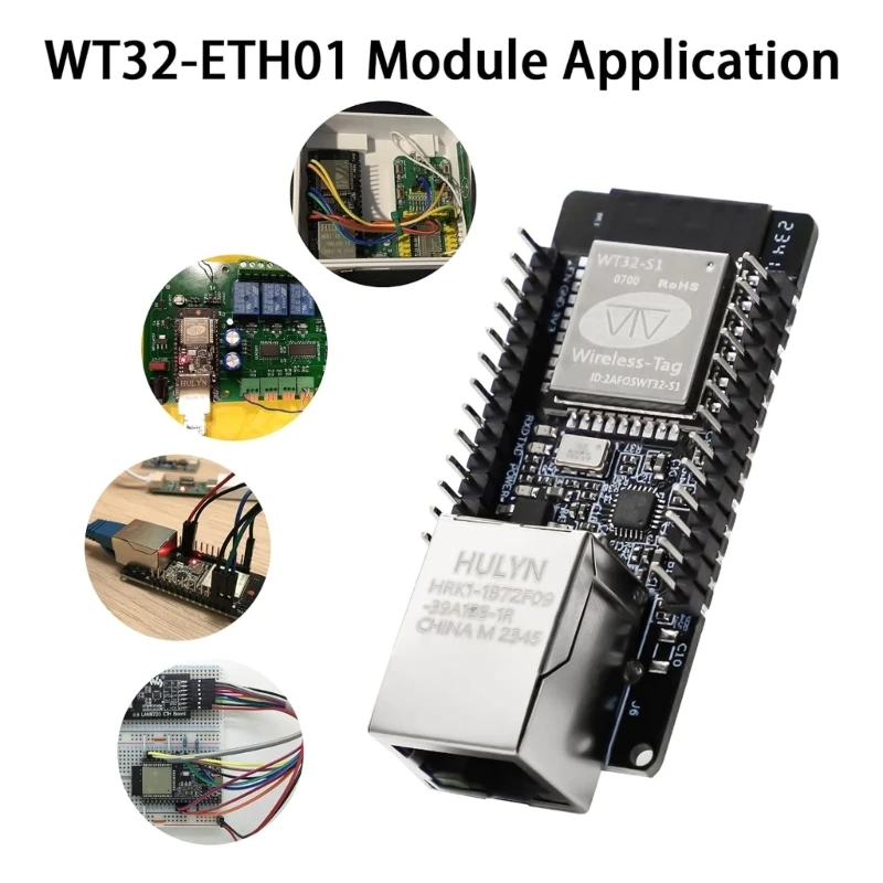 

WT32 ETH01 Embedded Networking Module With Double WiFi And Ethernet Connection Low Power Consumption F19C