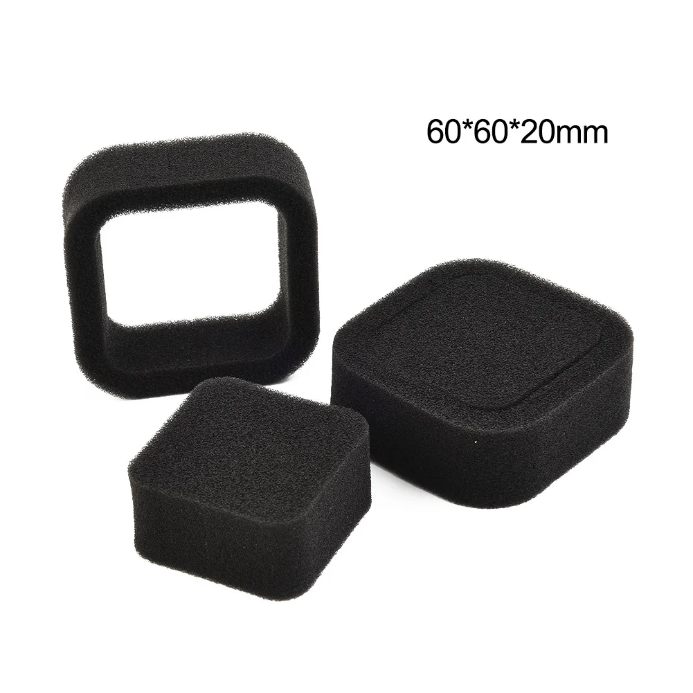 10x Air Filters For KAWASAKI TH23D Para11010-2530 Black String Trimmer Parts 60x60x20mm Garden Power Tool Accessories